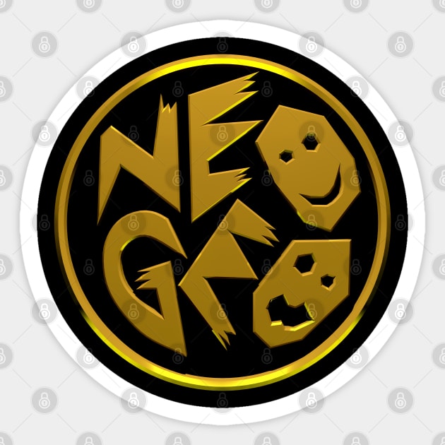 Neo Geo Gold Sticker by CCDesign